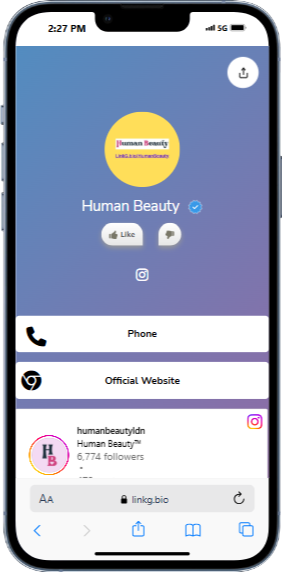 Human Beauty Company bio profile