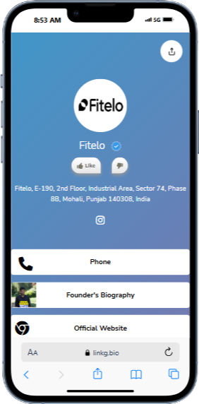 Fitelo Business bio profile