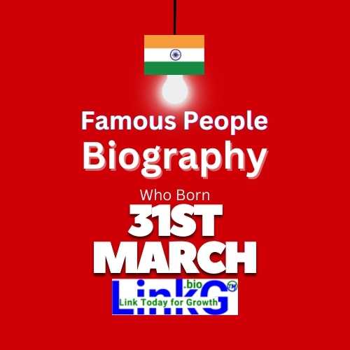 Famous Birthdays on March 31