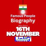Famous Birthdays on November 16