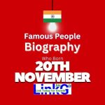 Famous Birthdays on November 20