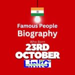 Famous Birthdays on October 23