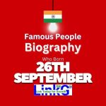 Famous Birthdays on September 26